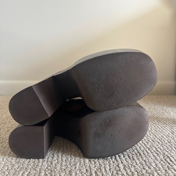 Jeffrey Campbell Mexique Platforms - 8.5 - Brown - Picture 10 of 16